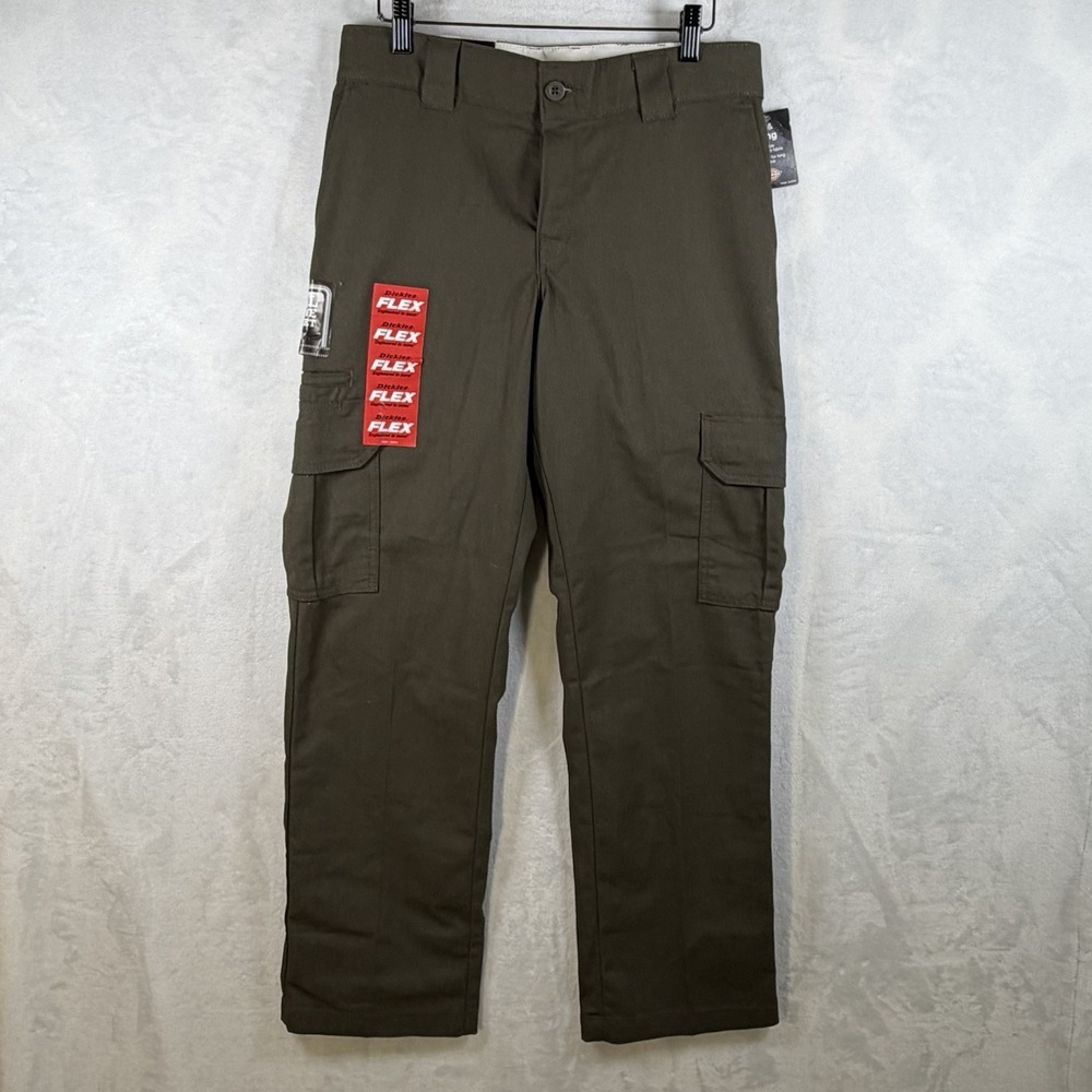 Dickies Mens FLEX Regular Fit Work Uniform Cargo Pants New Size 30x30